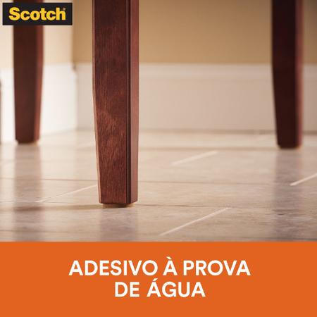 Imagem de Protetor Antideslizante Scotch Quadrado Preto Extra Grande 4 Unidades - HB004262802 - 3M