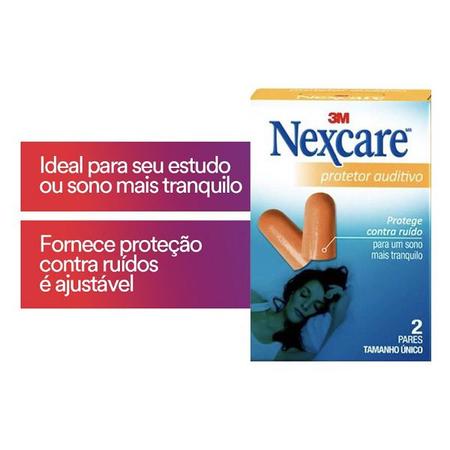 Imagem de Protetor Auditivo com 2 Pares Nexcare