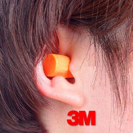 Imagem de Protetor Auricular 3M Espuma Ouvidos Abafador 20 Pares