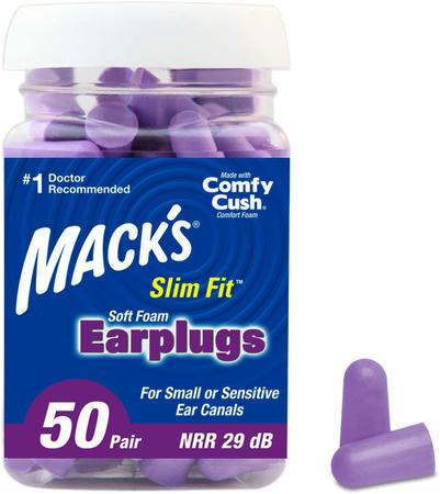 Imagem de Protetor Auricular Mack's Slimfit Redução de Ruído 29db 50 Pares