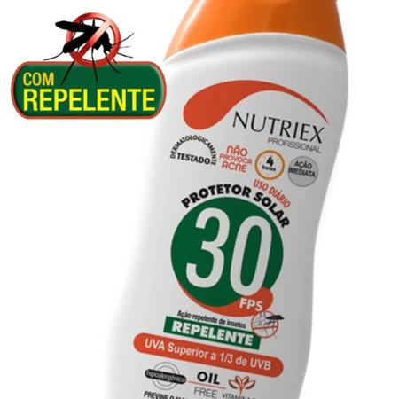 Imagem de Protetor Bloqueador Solar com Repelente Fps 30 Nutriex 120ml