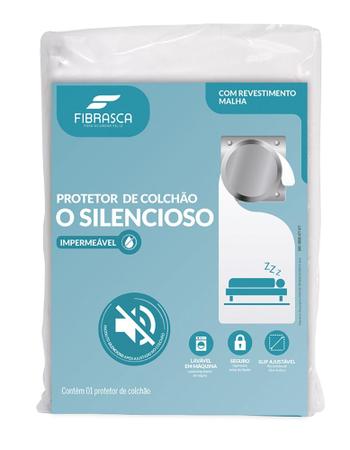 Imagem de Protetor Capa De Colchão De Solteiro Impermeável silencioso Fibrasca