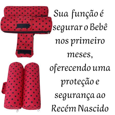 Imagem de Protetor Cinto +Travesseiro Plagiocefalia + Rolo Segura Bebe