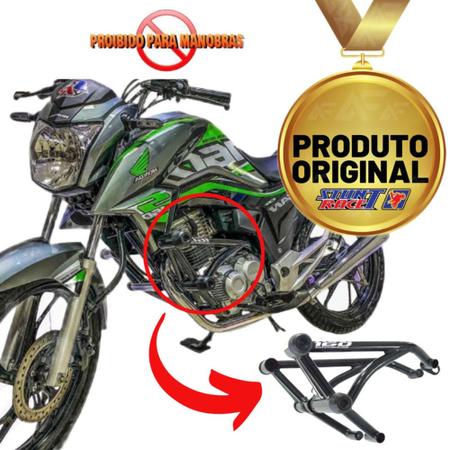 protetor de carenagem e mot. street cage titan start fan 160 - STUNT RACE  BRASIL - Protetor para Moto - Magazine Luiza