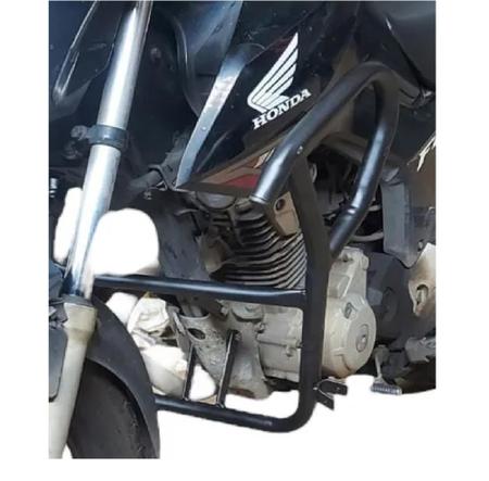 Imagem de Protetor De Carenagem E Moto Titan Start Fan 160/150/125 Honda Preto Fosco Original
