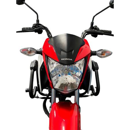 Imagem de Protetor de Carenagem e Motor Moto Cg 160 Fan 160 ano 2022 2023 em diante Protetor de pernas Honda