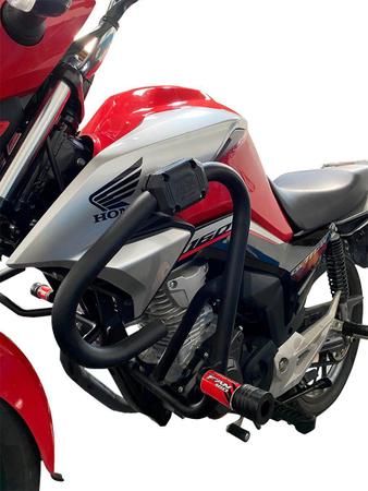 Protetor de Carenagem e Motor Moto Cg 160 Fan 160 ano 2022 2023 em diante  Mata Cachorro Honda em Promoção na Americanas