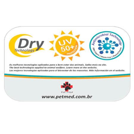 Imagem de Protetor de Membros Posteriores Pet Med Duo Dry Color para Cães - Tam. 15