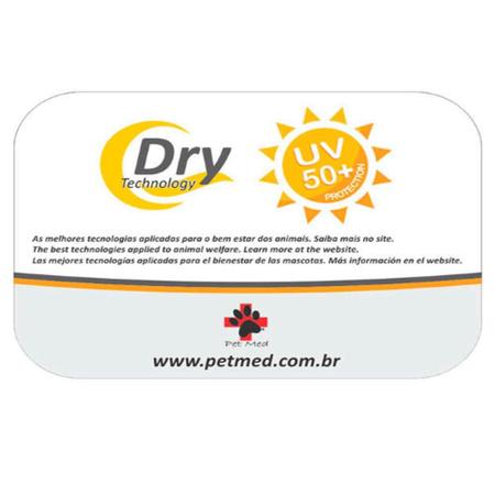 Imagem de Protetor de Membros Posteriores Pet Med Duo Dry Color para Cães - Tam. 15
