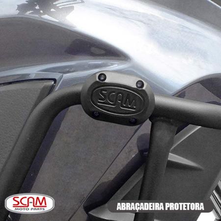 Imagem de Protetor de Motor e Carenagem com Pedaleiras Bros 160 15+ (SPTOP439) Scam