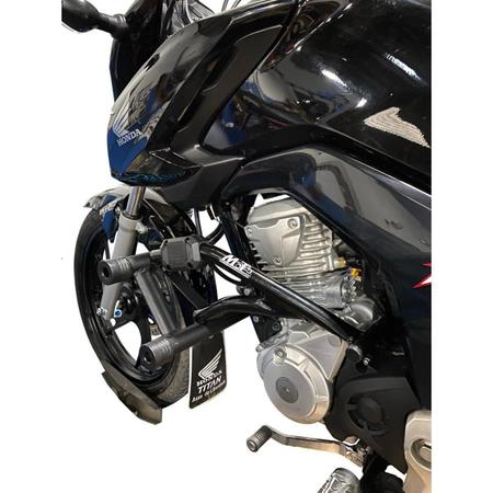 Protetor motor e carenagem grau Titan Fan Start 150 160 2009 a 2023 preto -  Arrazzo - Protetor de Motor - Magazine Luiza