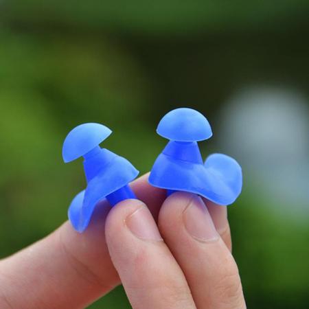 Imagem de Protetor De Ouvido Auricular Para Natação Moldável Tampão Azul, Rosa ou Preto