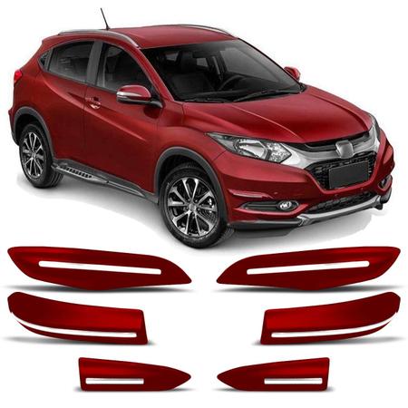 Protetor de Parachoque Compatível HR-V 2015 a 2023 Cores Original Com Filete Cromado 6 Peças - SP Imagem de Protetor de Parachoque Compatível HR-V 2015 a 2023 Cores Original Com Filete Cromado 6 Peças