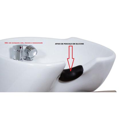Imagem de Protetor de pescoço em silicone para lavatório de cabeleireiro