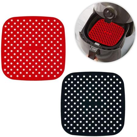 Imagem de Protetor De Silicone P/ Fritadeira Airfryer Redondo - Tapete