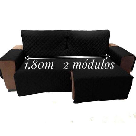Imagem de Protetor de sofá 1,80 2 módulos retrátil e reclinável