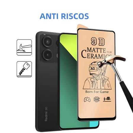 Imagem de Protetor De Tela De Cerâmica Fosca 4 Unidades Para Xiaomi Redmi Note 13 12 11 12s 10 8 9s Pro 13 12