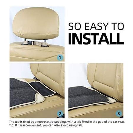 Protetor do assento do carro de couro viaviat para booster Durable