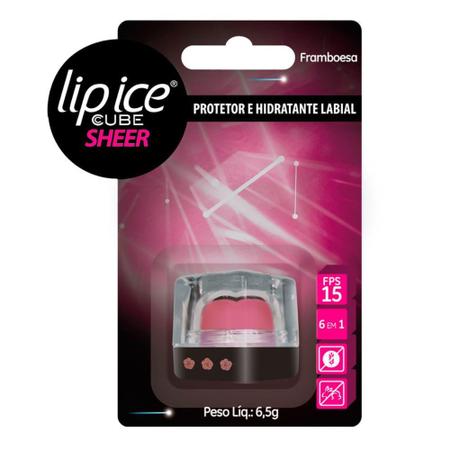 Imagem de Protetor e Hidratante Labial Lip Ice Cube Sheer FPS 15 6,5g