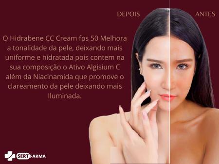 Imagem de Protetor Facial Cc Cream Fps50 Hidrabene Com Cor De Base