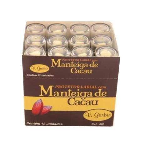 Imagem de Protetor Labial De Manteiga De Cacau - Caixa Com 12 Unidades