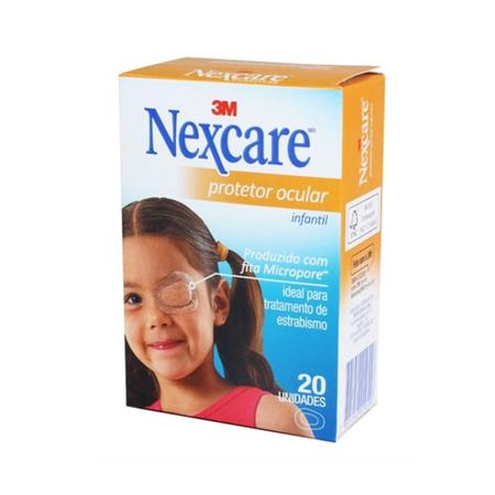 Protetor Ocular Infantil Nexcare 20 Unidades - 3m Imagem de Protetor Ocular Infantil Nexcare 20 Unidades