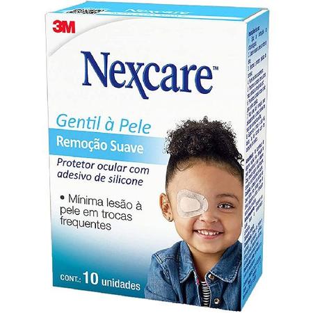 Imagem de Protetor Ocular Nexcare Infantil Remoção Suave 10 Unidades