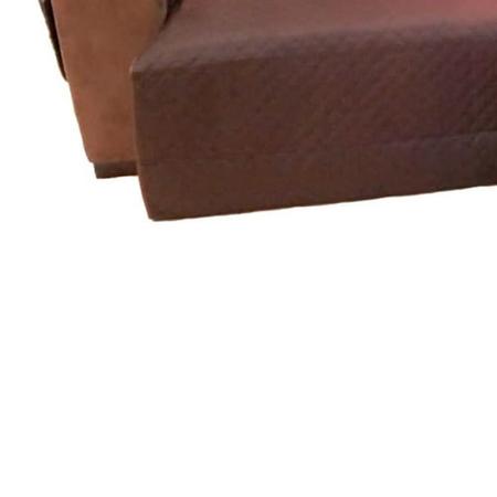 Imagem de Protetor Para Sofá De 2 Módulos Impermeável Ultrassônico Retrátil Com Assento De 1,40M - Tabaco