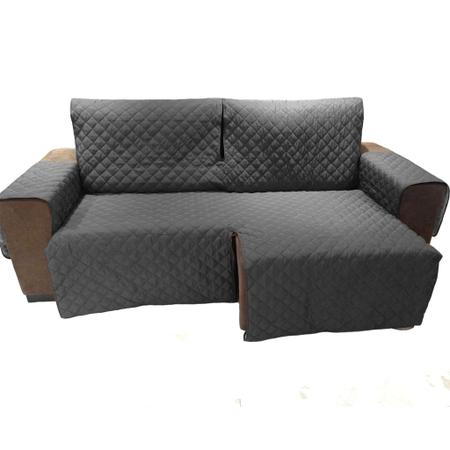Imagem de protetor para sofa retratil 2,50 2 modulos largura total com os braços 
