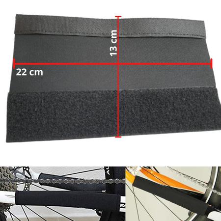 Imagem de Protetor Quadro Bike Corrente Proteçao Bicicleta Ciclista Mtb Speed Neoprene