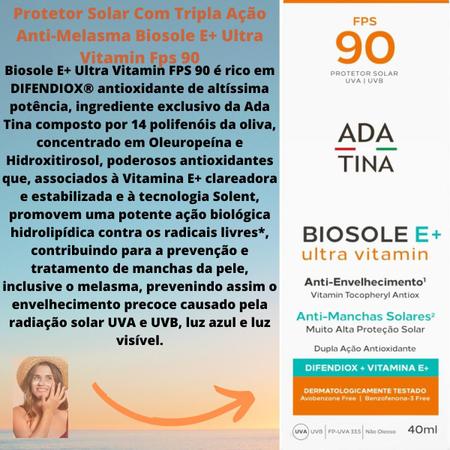 Imagem de  Protetor Solar Biosole E+ Anti Melasma Mancha Ultra Vitami 