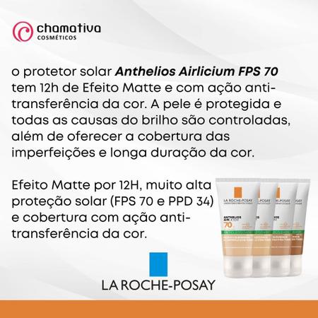 Protetor Solar La Roche Posay Anthelios Airlicium FPS70 Cor Clara