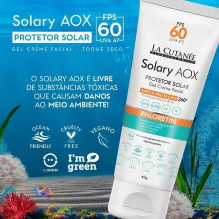 Imagem de Protetor Solar Com Tons Creme Facial Solary Aox La Cutanee