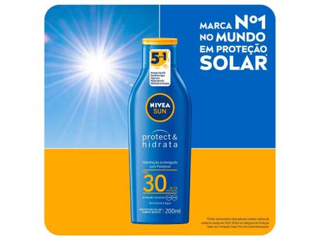 Imagem de Protetor Solar Corporal Nivea FPS 30 Sun - Protect & Hidrata 200ml