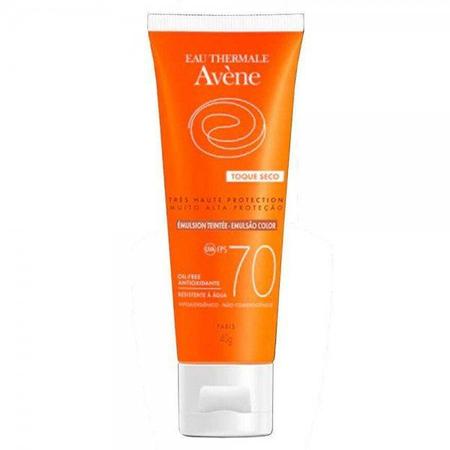 Imagem de Protetor Solar Facial Avène Emulsão Toque Seco Cor Universal FPS70 - 40g