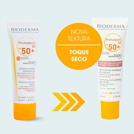 Imagem de Protetor Solar Facial Bioderma Photoderm M Teinte Doree FPS 50