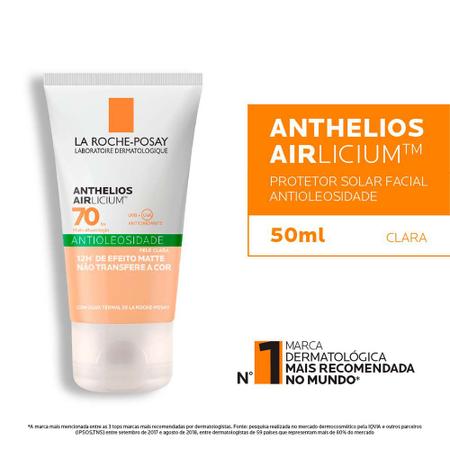 Imagem de Protetor Solar Facial com Cor La Roche-Posay - Anthelios Airlicium Fps70