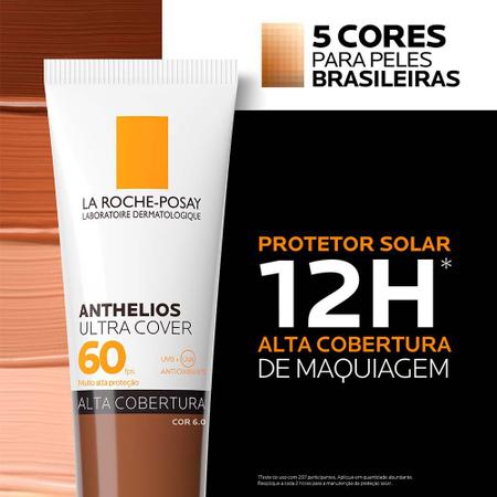 Imagem de Protetor Solar Facial com Cor La Roche-Posay Anthelios Ultra Cover FPS60