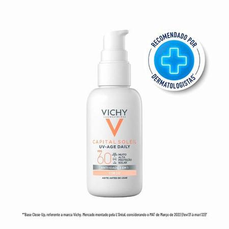 Imagem de Protetor Solar Facial com Cor Vichy  UV-Age Daily FPS60