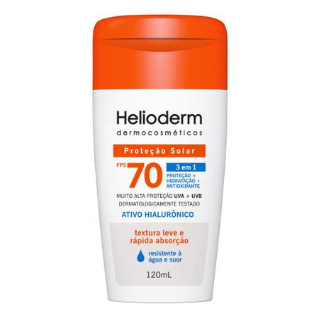 Imagem de Protetor Solar Facial Helioderm 3 em 1 FPS 70 120g