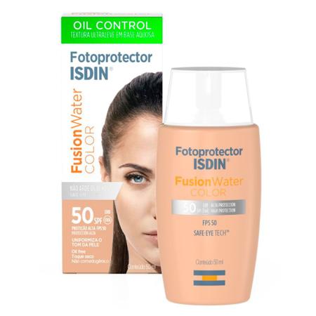 Imagem de Protetor Solar Facial Isdin -  Fotoprotector Fusion Water Color FPS 50+