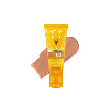 Imagem de Protetor Solar Idéal Soleil Clarify Média FPS 60 Gel Creme Com Cor 40g