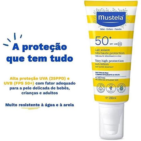 Imagem de Protetor Solar Infantil Mustela Fps 50 + 200Ml