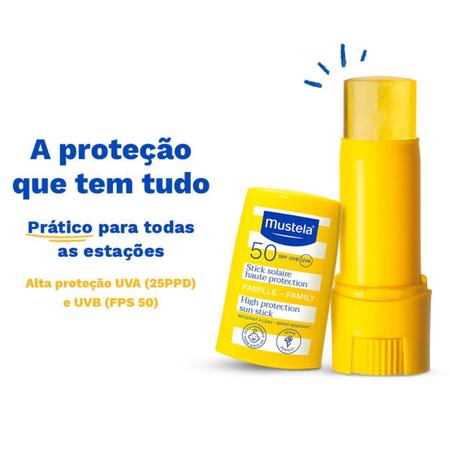 Imagem de Protetor Solar Infantil Stick Alta Proteção Fps50 09Ml