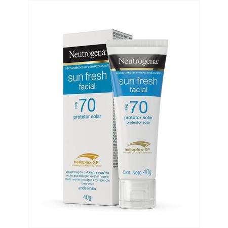 Imagem de Protetor Solar Neutrogena Sun Fresh Facial FPS 70 40g