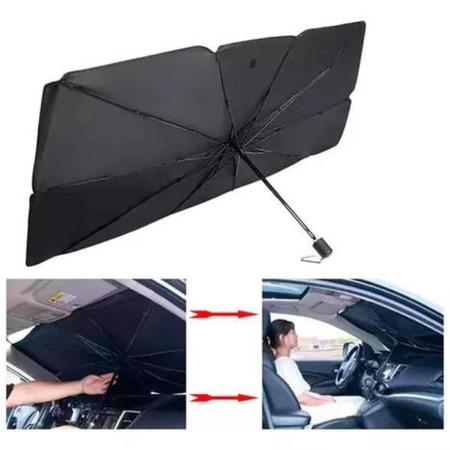 Imagem de Protetor Solar Para-brisa de carro Protetor Solar, Painel Carro Portátil, Retrátil, Proteção Térmica UV, Guarda Chuva Uv