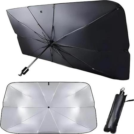 Imagem de Protetor Solar Para-brisa de carro Protetor Solar, Painel Carro Portátil, Retrátil, Proteção Térmica UV, Guarda Chuva Uv