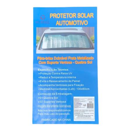 Imagem de Protetor Solar Para-brisa Painel De Carro Corta Quebra Tapa Para Sol