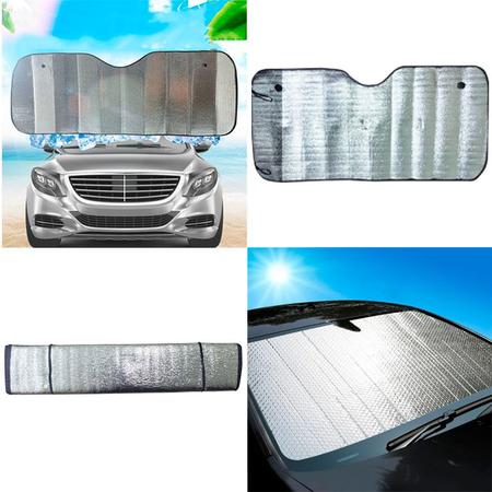 Imagem de Protetor Solar Parabrisa Para Painel Carro Com Proteção Uv Ventosa Extra