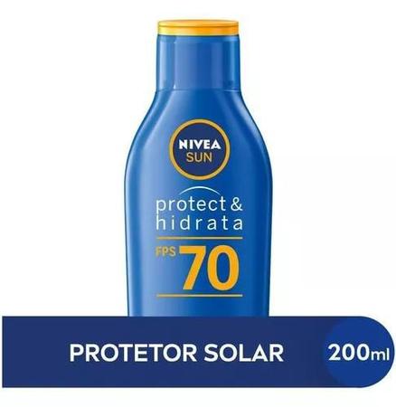 Imagem de Protetor Solar Protect&Hidrata FPS 70 200ml e Protetor Solar Facial 50g